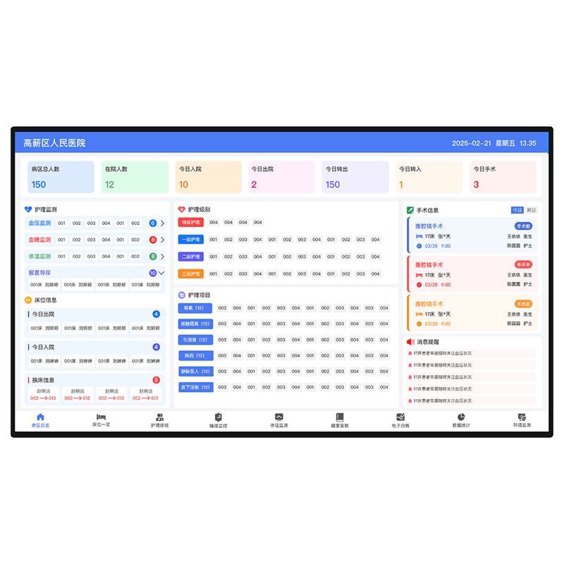 65寸護理白板-觸摸